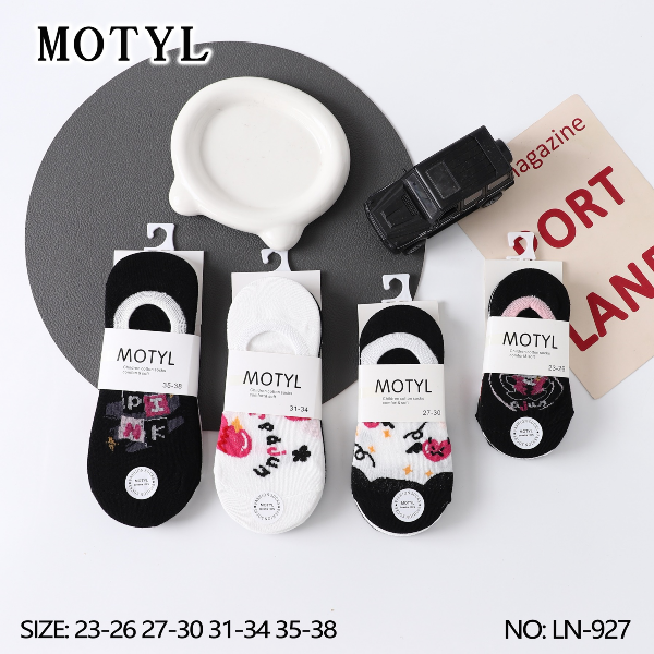 Stopki damskie Roz 23-38, Mix kolor Paczka 40 szt